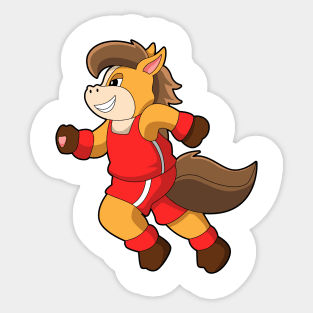 Horse at Running Sticker